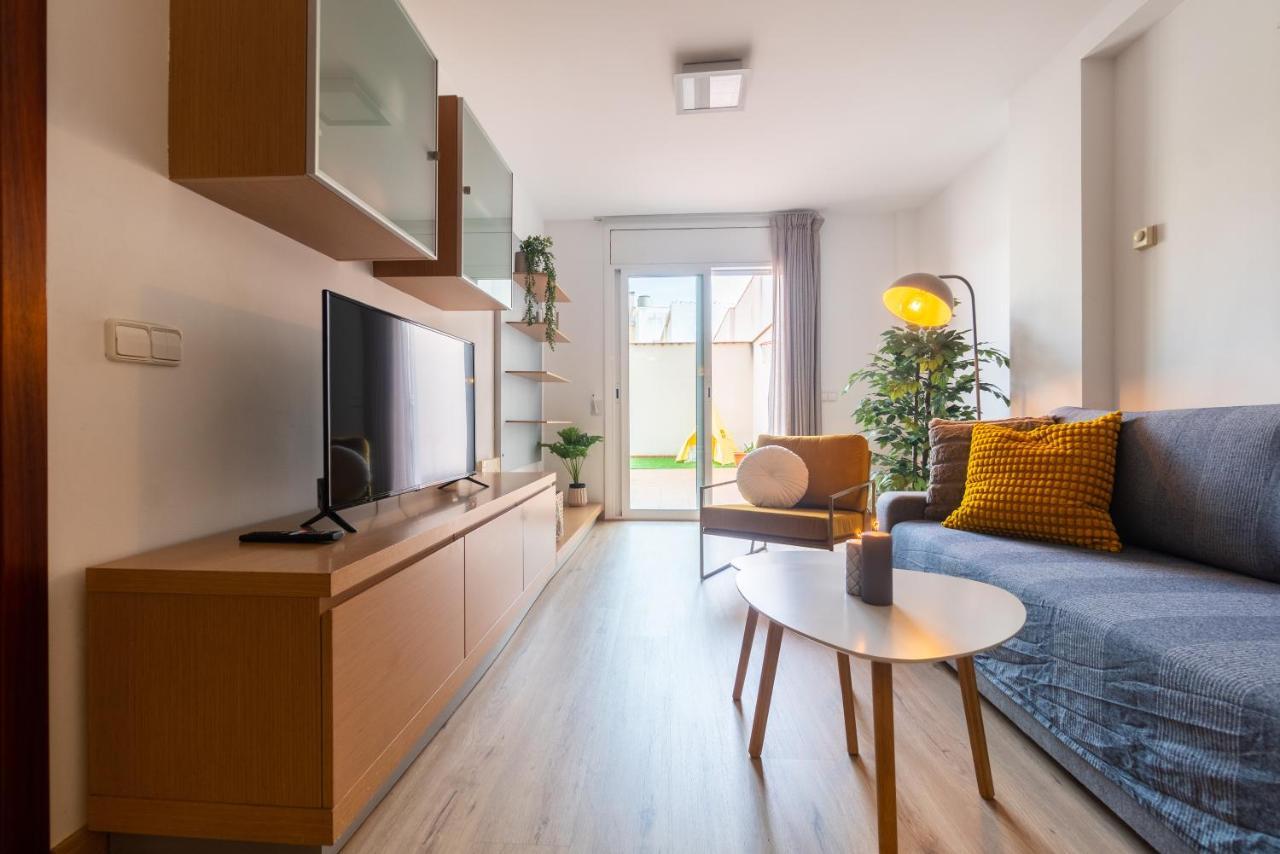 Apartamento Con Gran Patio Y Excelente Ubicacion! Mataró Exteriör bild